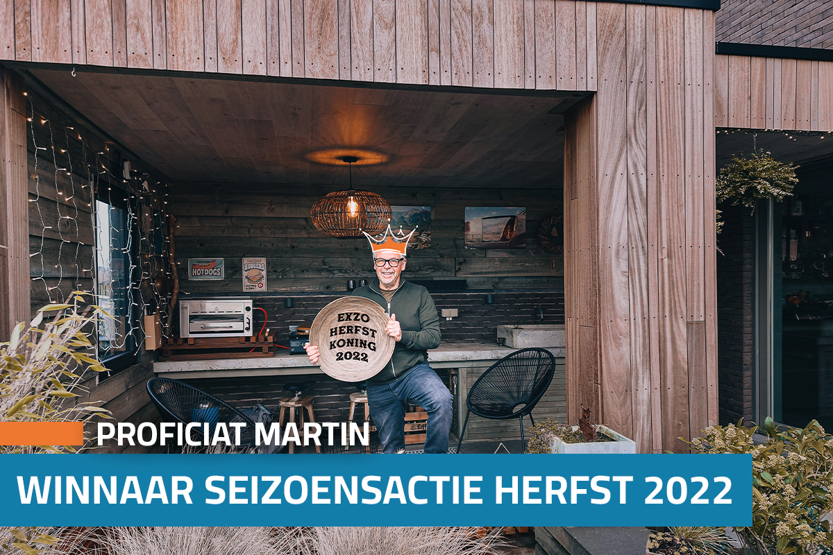 Herfstkoning 2022 / Martin uit Lievegem / Gevelbekleding in thermo ayous